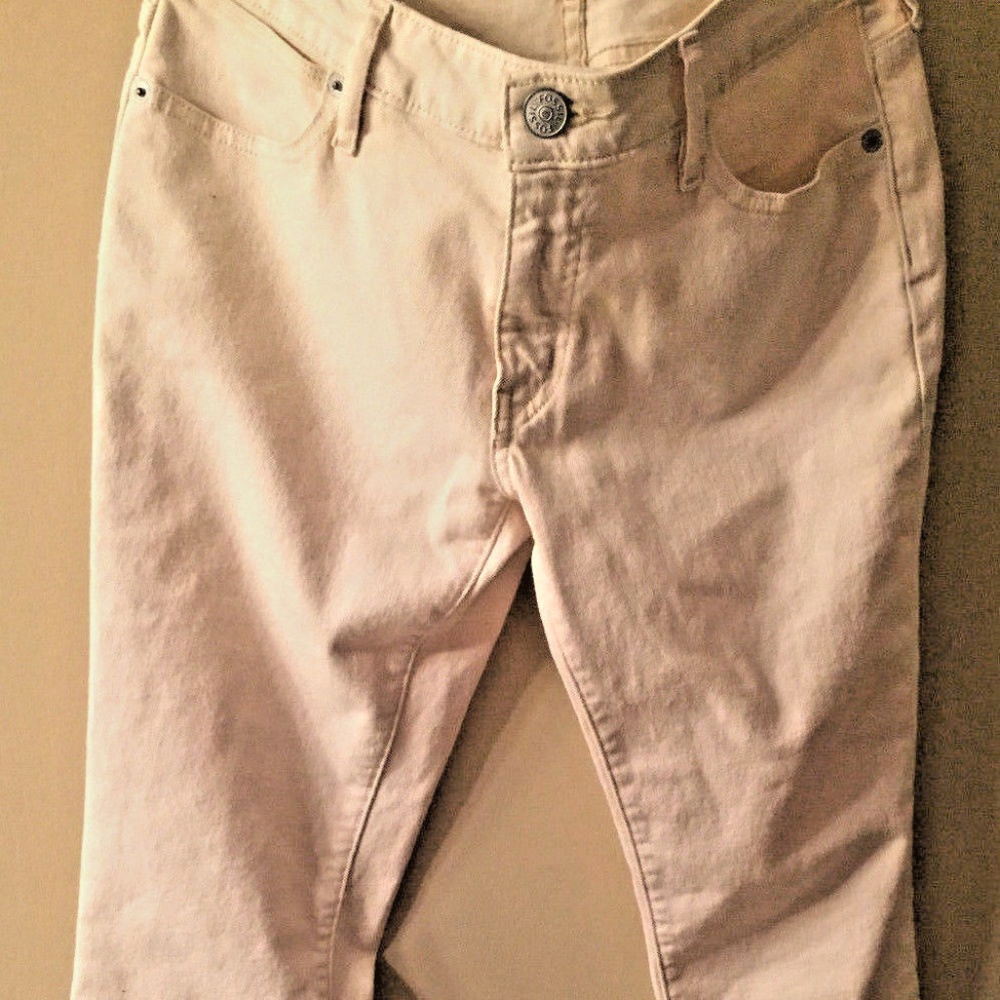 FOSSIL  Pencil  Jeans SZ 26 CREAM 360114